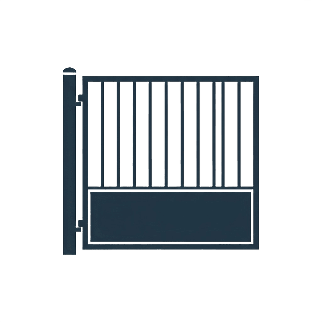 Ilustrasi Pintu Besi dan Gerbang